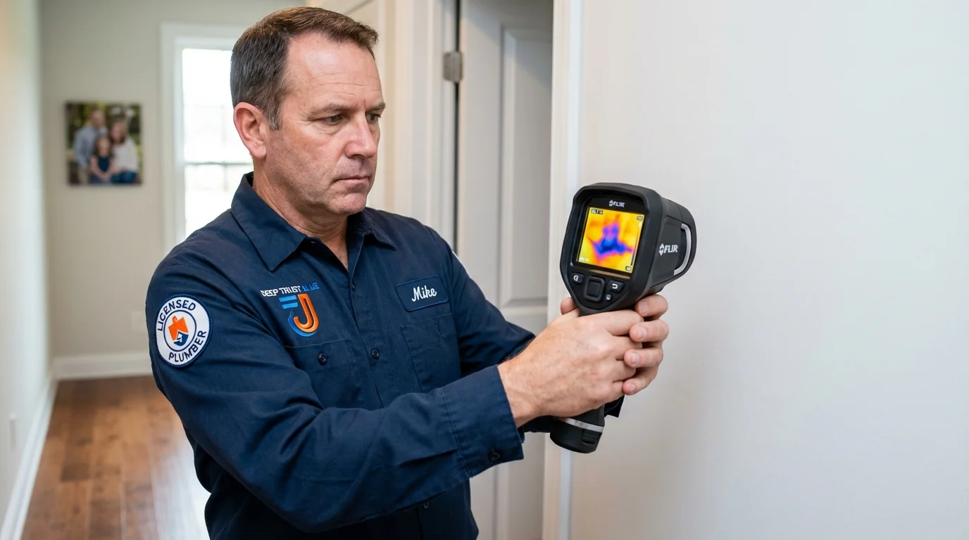 Thermal imaging leak detection by Johns Plumbing LLC in Morton